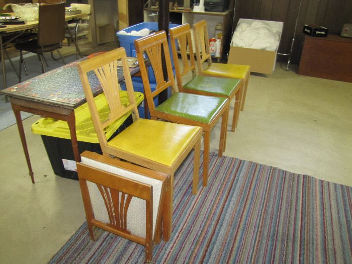 Leg-O-Matic folding chairs