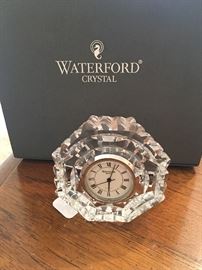 Waterford  crystal clock