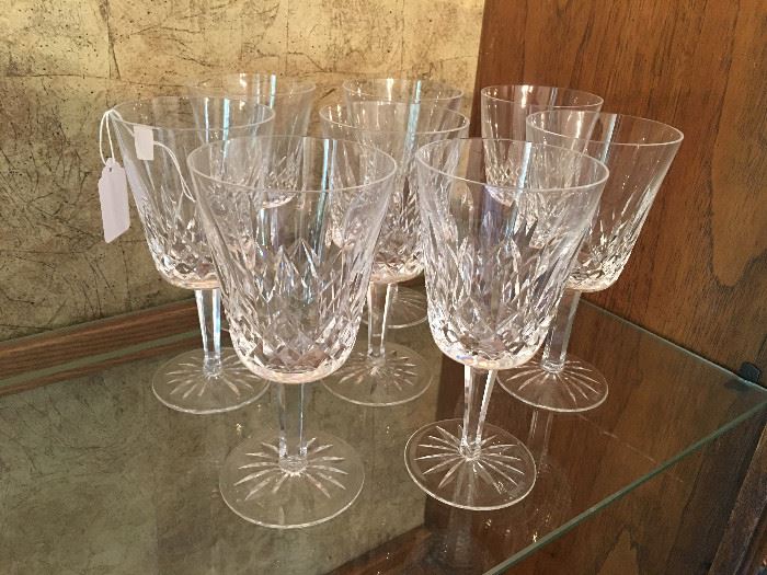 Waterford Lismore wine glasses - set of 8