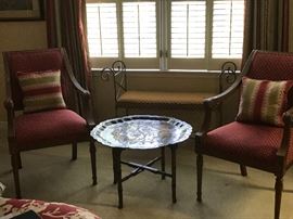 Pair of accent chairs