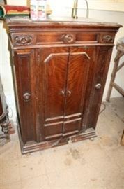 This gorgeous cabinet was once a phonograph cabinet!  What will it be next??