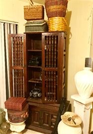 Vintage furniture and baskets