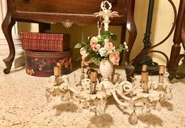 shabby chic chandelier