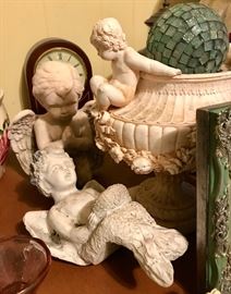 lots of garden angels