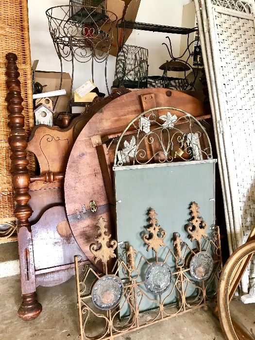 Antique furniture and iron work