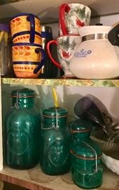 blue ball jars