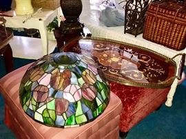 tiffany style lamp shades too