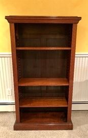 Antique Panel Back Bookcase with adjustable shelving