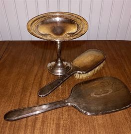 A few sterling pieces