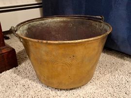 Ansonia Brass Company spun brass bucket. 1851 H.W. Hayden patent