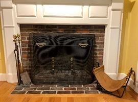 Fire Place Set and tinder holder