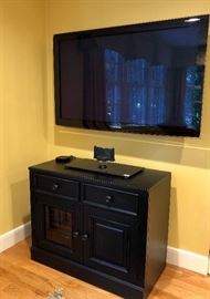 Samsung Television with Ethan Allen Entertainment cabinet