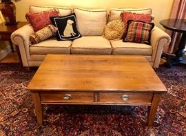 A. A. Laun  coffee table with two drawers