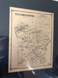 Menard Sudbury vintage map