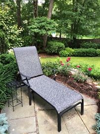 Outdoor chaise lounge