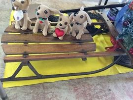 Old sled shown some love