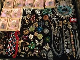 Vintage costume jewelry