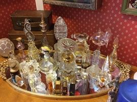 Perfume bottle collection