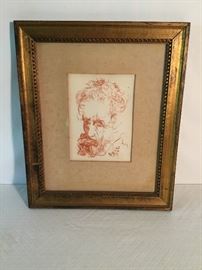 “Immortals of Art” Michelangelo by Salvador Dali          https://ctbids.com/#!/description/share/26713