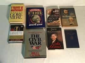 7 Historical Hardback Books    https://ctbids.com/#!/description/share/26666