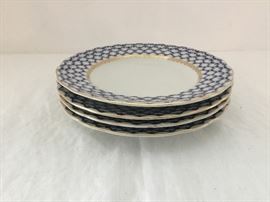“Cobalt Net” Russian Porcelain Plates   https://ctbids.com/#!/description/share/26816