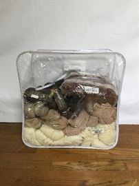 Large Bag of Wool Yarn https://ctbids.com/#!/description/share/26897