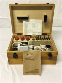 Wooden Box of Microscope Parts with Booklet      https://ctbids.com/#!/description/share/28632