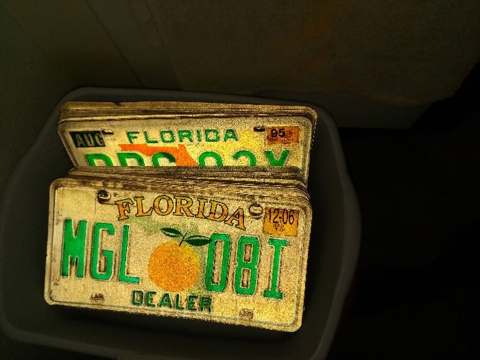 Old license plates $3.00 or 2 for $5.00