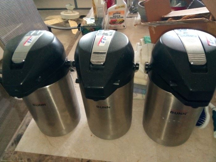 Portable hot beverage dispensers $10 each ( holds a gal)