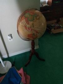Vintage globe , $30
