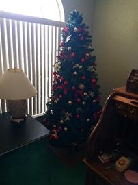 Fully decorated Christmas tree $50