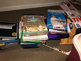 A lot of Baseball Card Games Box Seat Baseball, Strat-O-Matic, APBA....