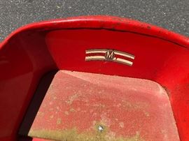 1950 Murray Fire Chief Pedal Car All Original