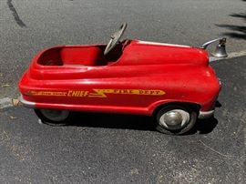 1950 Murray Fire Chief Pedal Car All Original