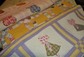 VINTAGE QUILTS - SUNBONNET SUE and MORE