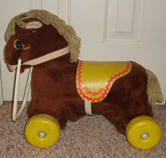 VINTAGE PLAYSKOOL RIDE-ON PONY