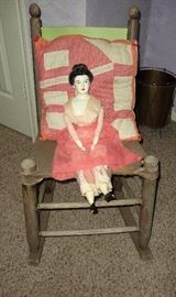 ANTIQUE PORCELAIN DOLL