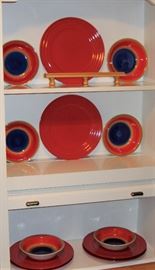 RACHAEL RAY RED PLATES - BRAND NEW !