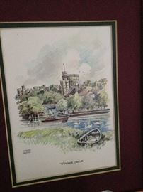 Watercolor of Windsor Castle