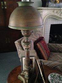 Decorative lamp - perfect match for the club chair