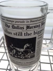 One of the four Dallas Cowboy super bowl mugs
