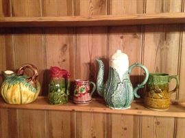 A variety of pitchers