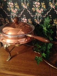 Copper chafing dish