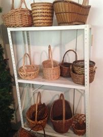 Just a few on the many baskets
