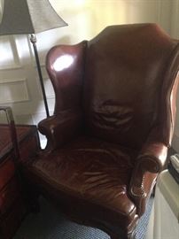 Very comfortable wingback chair