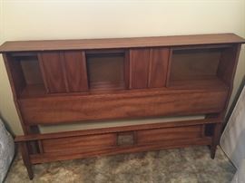 Head board and foot board goes with full size mattress.