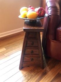 4 drawer side table/ stool 17 x 17 BUY IT NOW $40