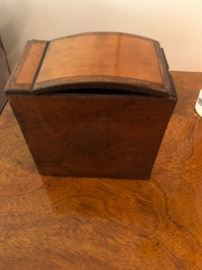 satinwood trinket/tea box
