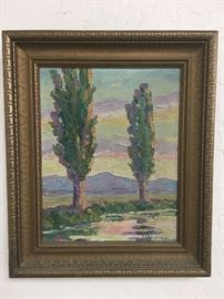 Original plein air oil painting. 
