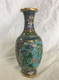 Cloissone vase